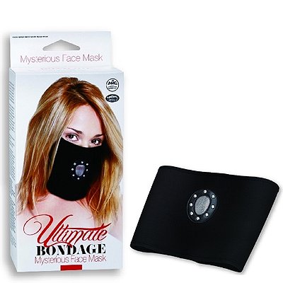 Máscara fetiche - mysterious face mask - ultimate bondage nanma
