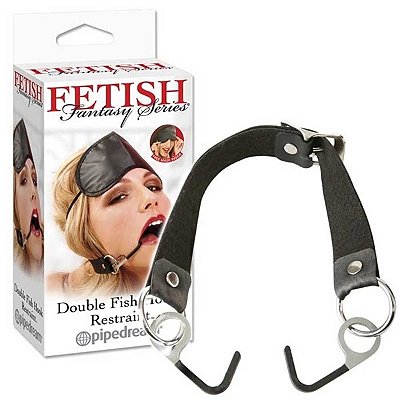 Mordaça com prendedor - double fish hook restraint