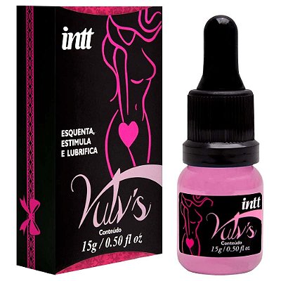 INTT VULV'S ESTIMULANTE COM FEROMÔNIO FEMININO - 4X1 ESQUENTA, ESTIMULA, EXCITA, LUBRIFICA