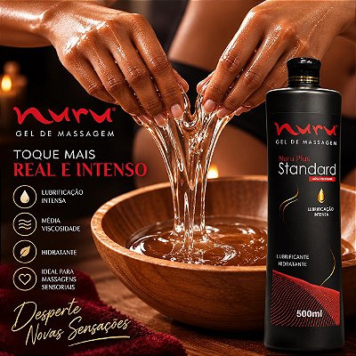 Nuru Standard 500ml — Gel de Média Viscosidade para Massagem Japonesa Corpo a Corpo