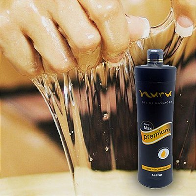 500ml Nuru premium max - GEL ALTA VISCOSIDADE PARA MASSAGEM JAPONESA CORPO A CORPO