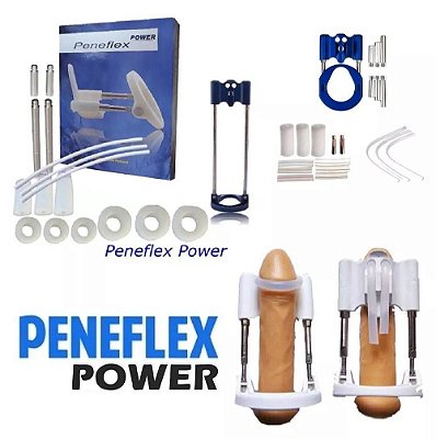 Peneflex power - desenvolvedor tensor extensor peniano por tração até 26cm