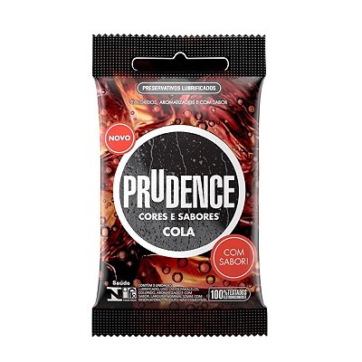 Preservativo camisinha prudence sabor coca cola - 3uni