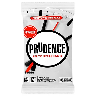 Preservativo camisinha prudence retardante - 3uni