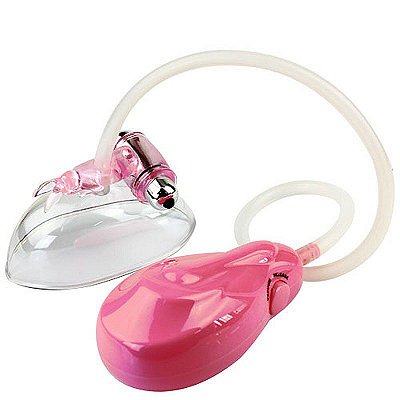 CLITORAL PUMP - ESTIMULADOR CLITORIANO COM BOMBA VAGINAL DE SUCÇÃO AUTOMÁTICA E VIBRADOR BULLET COM 10 TIPOS DE VIBRAÇÃO