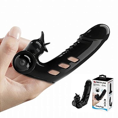 PRETTY LOVE CARBIN - DEDEIRA COM VIBRO ESTIMULADOR DE CLITÓRIS E PONTO G COM 10 MODOS DE VIBRAÇÃO