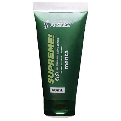 FORSEXY SUPREME! - LUBRIFICANTE PARA SEXO ANAL E VAGINAL - MENTA - 60ML