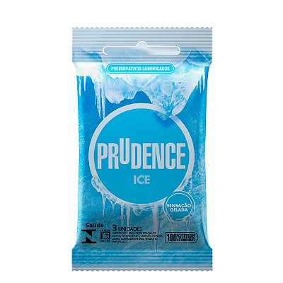 Preservativo camisinha prudence ice - 3uni