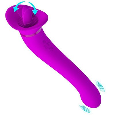 PRETTY LOVE FAUST - 2 em 1 VIBRADOR DE PONTO G E CLITÓRIS