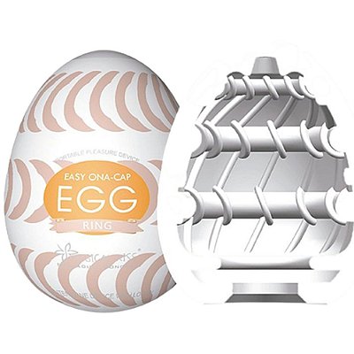 EGG MAGICAL KISS - MASTURBADOR MASCULINO EM FORMA DE OVO - MODELO RING