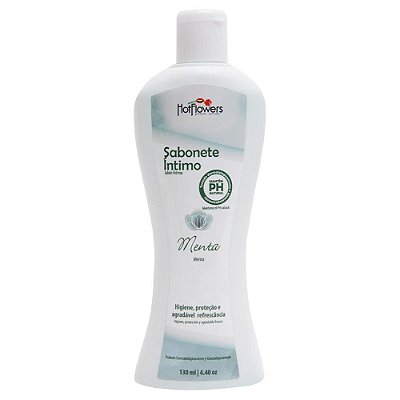 HOT FLOWERS - SABONETE ÍNTIMO MENTA - 130ML