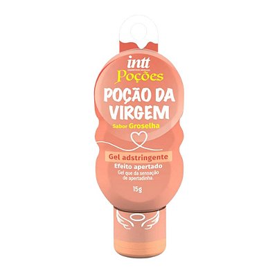 INTT POÇÕES - POÇÃO DA VIRGEM - GEL ADSTRINGENTE REDUTOR DO CANAL VAGINAL SABOR GROSELHA - 15GR