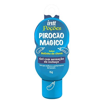 INTT POÇÕES - PIROCÃO MÁGICO - GEL EXCITANTE MASCULINO PROVACADOR DE EREÇÃO COMESTÍVEL AROMA BOLINHO DE CHUVA - 15GR