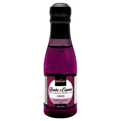 HOT FLOWERS - BANHO DE ESPUMA VINHO - 150ML