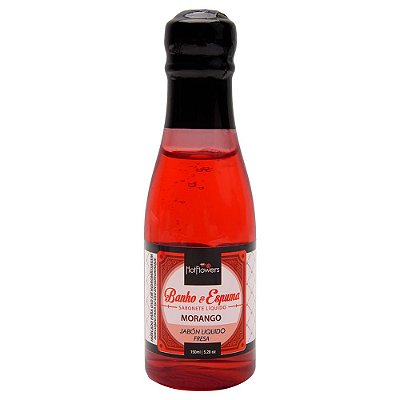 HOT FLOWERS - BANHO DE ESPUMA MORANGO - 150ML