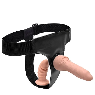 BAILE Ultra Female Harness - Cinta com pênis duplo ultra macio em cyber skin