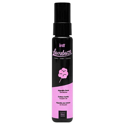INTT LAMBUZE AIRLESS - GEL PARA SEXO ORAL SABOR ALGODÃO DOCE - 50GR