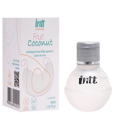 INTT FRUIT - GEL SEXO ORAL COMESTÍVEL COM FUNÇÃO DE AQUECER AROMA DE COCO