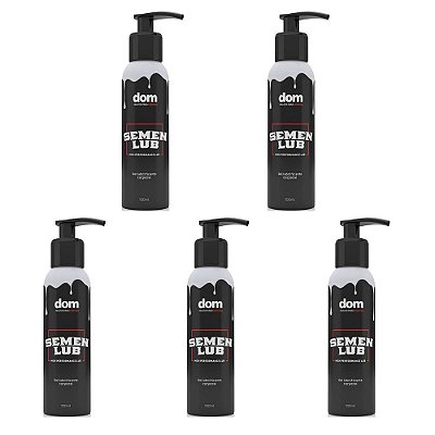 SEXYHOT Semen Lub - Creme Lubrificante que imita sêmen masculino - KIT COM 05 UNIDADES