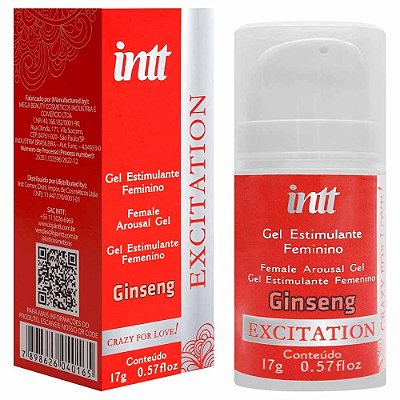INTT EXCITATION - Excitante Feminino que Esquenta, Contrai e Pulsa