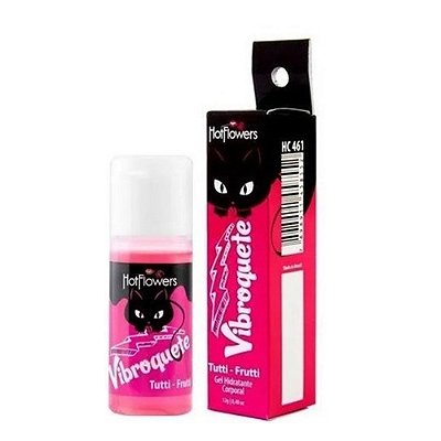 HOT FLOWERS VIBROQUETE - VIBRADOR LÍQUIDO SABOR TUTTI FRUTTI - 12ML