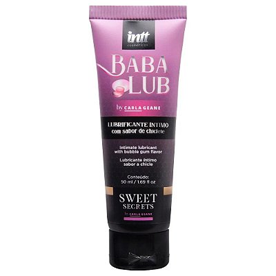 INTT BABA LUB - LUBRIFICANTE BEIJÁVEL COM AQUECIMENTO 50 ML - AROMA CHICLETE