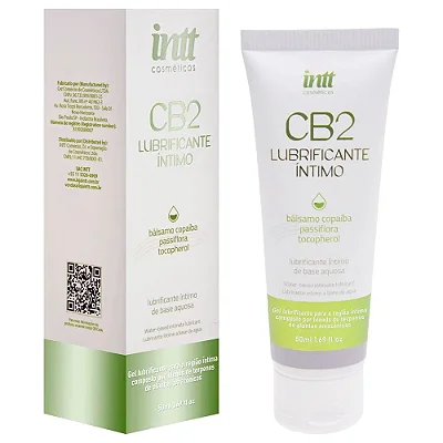 INTT LUBRIFICANTE CB2 - GEL LUBRIFICANTE ÍNTIMO COM BÁLSAMO COPAÍBA PASSIFLORA E TOCOPHEROL