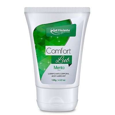 La Pimienta Comfort Lub - Lubrificante íntimo a base d'água beijável  120gr - aroma menta