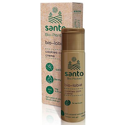 SANTO COSMÉTICOS VEGANO - BIO-LABIÉ GEL BEIJÁVEL TÉRMICO - COOKIES COM CREME - 15,5 ML