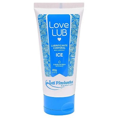 La Pimienta Love Lub - Lubrificante íntimo a base d'água com efeito refrescante 60gr - ICE