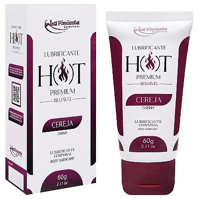 La Pimienta Hot Premium - Lubrificante Beijável 60gr - Cereja