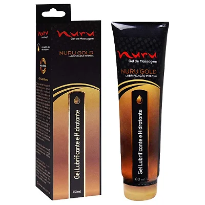 Nuru Gold 60ml — Gel Lubrificante Íntimo Hidratante à Base d'Água