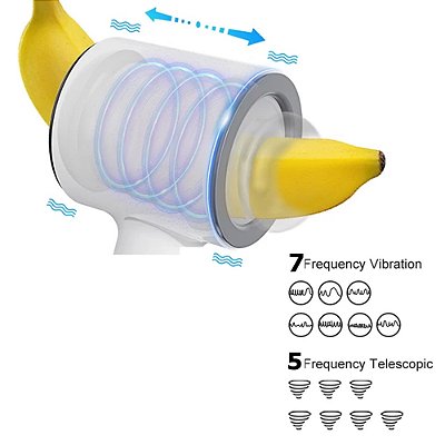 HGOD Hammer Thrusting - Masturbador recarregável em formato de martelo com movimento vai e vem