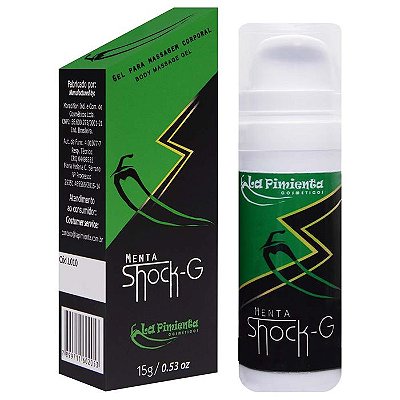 La Pimienta Shock-G  - Gel vibrador líquido beijável de alta potência - 15gr - aroma menta