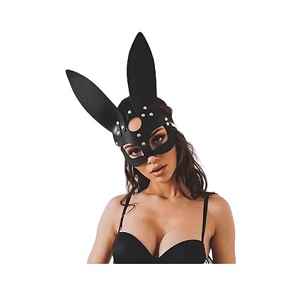 Bunny Mask - Máscara em couro sintético formato de coelho