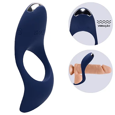 KRIGOR - ANEL PENIANO RECARREGÁVEL COM VIBRADOR