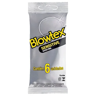 Blowtex Preservativo Sensitive Extra Fino - 06 Unidades