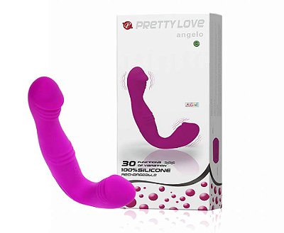 PRETTY LOVE ANGELO - VIBRADOR Strapless RECARREGÁVEL COM 30 MODOS DE VIBRAÇÃO - 18,7 X 4,1 CM