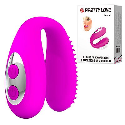 PRETTY LOVE MABEL - VIBRADOR PARA BOCA EM SILICONE COM 3 MODOS DE VIBRAÇÃO