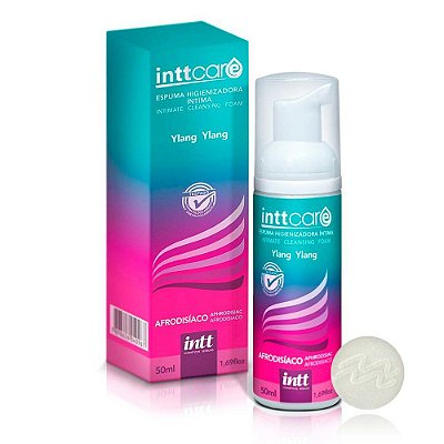 INTT INTTCARE - ESPUMA HIGIENIZADORA AFRODISÍACO COM YLANG YLANG - 50 ML