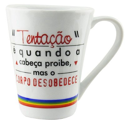 CANECA TULIPA SENSUAL TENTAÇÃO É QUANDO