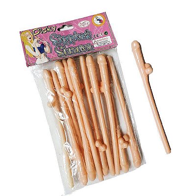 Sipping Straws - Canudo erótico em forma de pênis