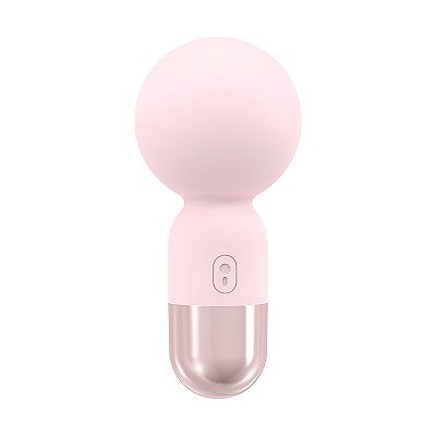 S-HAND SWEET POP - Mini Varinha Com 9 modos de Vibração Recarregável Cor: Rosa