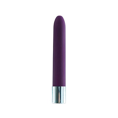 SEU VIBRO - VIBRADOR PERSONAL COM TEXTURA AVELUDADA E 10 MODOS DE VIBRAÇÃO - 14,5 X 2,5 CM | COR: ROXO