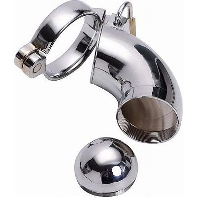 CHASTITY COCK - CINTO DE CASTIDADE MASCULINO - TAMANHO DO ANEL ESCROTO GRANDE (5CM)