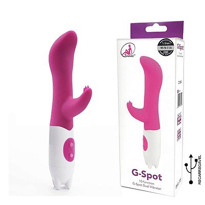 G-SPOT - Jack Rabbit PONTO G RECARREGÁVEL - ROSA