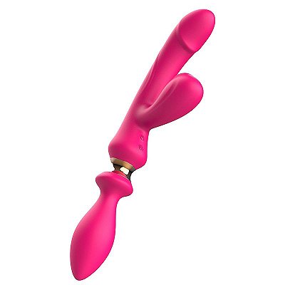 Serendipity - Vibrador de ponto G e clitóris com plug anal recarregável