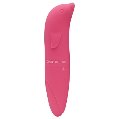 Golfinho - Vibrador de Ponto G Aveludado - cor pink