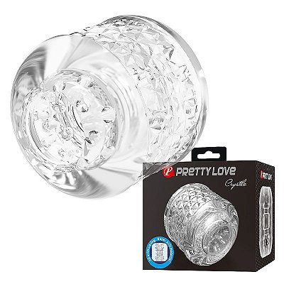 Pretty Love Crysthe 2 -  Masturbador vazado transparente