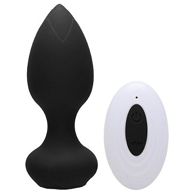 Super Vibe Butt Plug - plug anal vibratório recarregável com controle sem fio